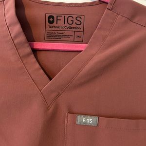 Figs Mauve Catarina Top